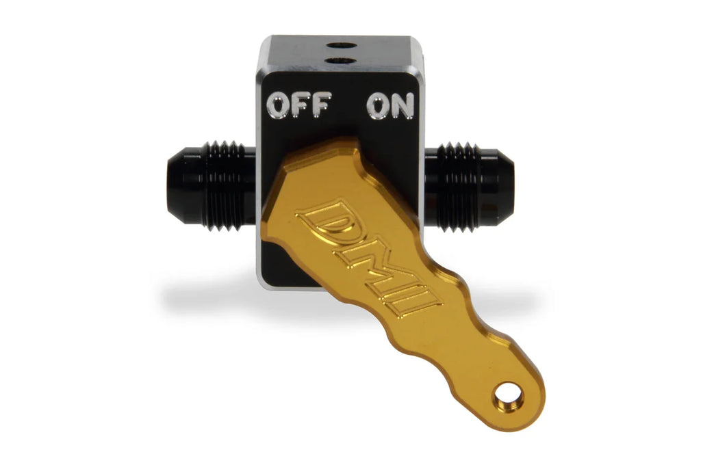 Diversified Machine Aluminum Fuel Shut-Off Valve - Gold Handle FRC-1000