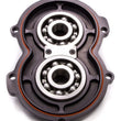 Load image into Gallery viewer, Diversified Machine Billet Alum Rear Cover w/Bearings Black RRC-1386B