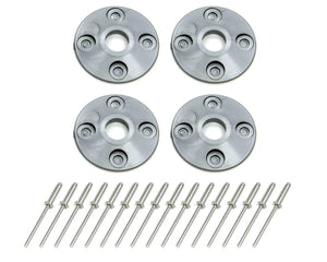 Dominator Race Body Scuff Plate Plastic 4pk Silver 1202-SIL