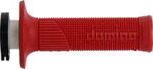 Load image into Gallery viewer, Domino Grips - D100 - D-Lock - Red D10046C4200A9-0 - Back View