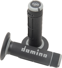 Load image into Gallery viewer, Domino Grips - Dually - Half Waffle - Black/Gray A02041C7170A7-1 - Main Product View