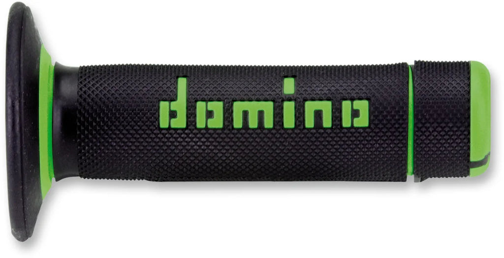 Domino Grips - Dually - Half Waffle - Black/Green A02041C4440A7-1 - Main Product View