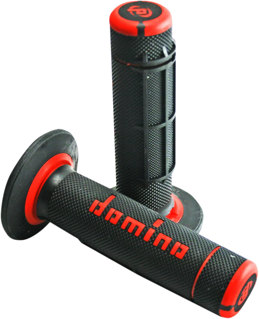 Domino Grips - Dually - Half Waffle - Black/Red A02041C4240A7-1 - Main Product View