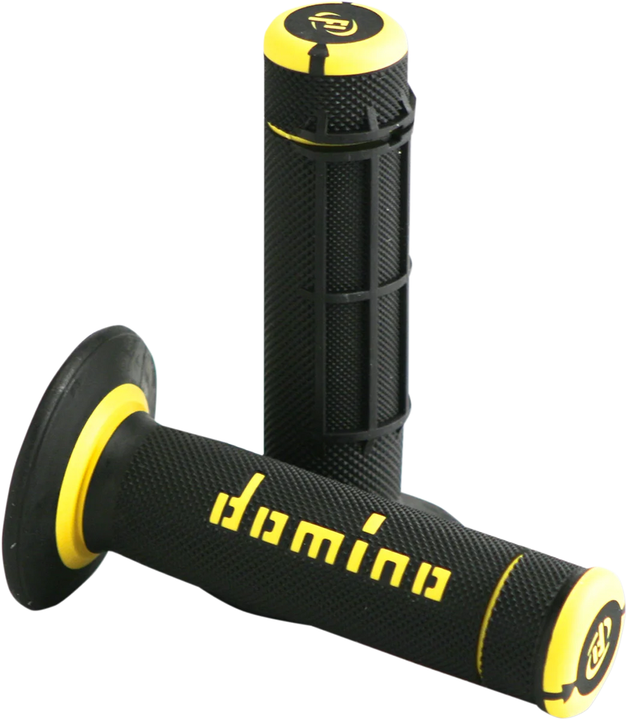 Domino Grips - Dually - Half Waffle - Black/Yellow A02041C4740A7-1 - Main Product View