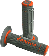Load image into Gallery viewer, Domino Grips - Dually - Half Waffle - Gray/Orange A02041C4552A7-1 - Main Product View