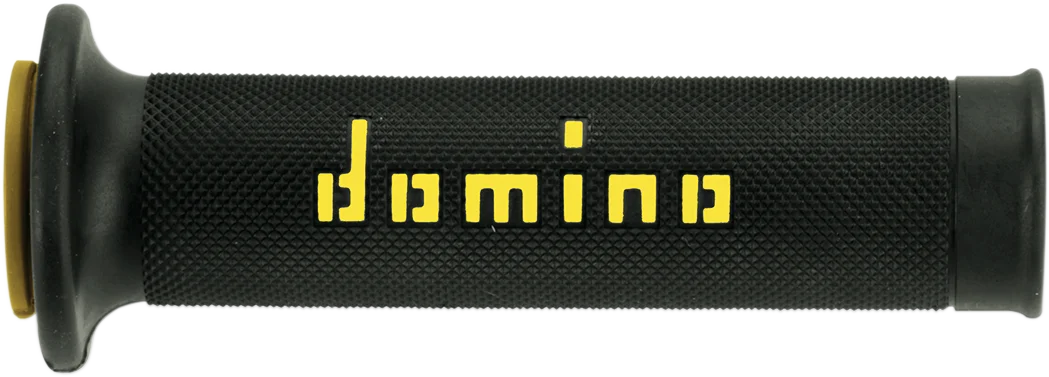 Domino Grips - MotoGP - Dual-Compound - Black/Yellow A01041C4740B7-0 - Side View