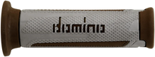 Load image into Gallery viewer, Domino Grips - Turismo - Street - Silver/Brown A35041C6459C7-0 - Main Product View