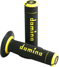 Load image into Gallery viewer, Domino Grips - Xtreme - Black/Yellow A19041C4740A7-0 - Main Product View