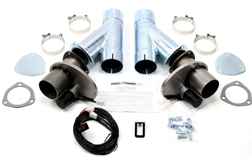 Doug's Headers Electric Exhaust Cut-Outs - 3.00 (Pair) DEC300AK