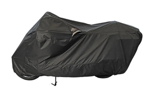 Dowco Cruisers (Small/Large) WeatherAll Plus Ratchet Motorcycle Cover Black - XL - Main Product View