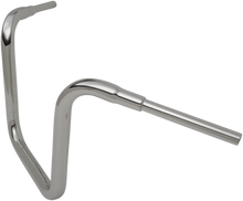 Load image into Gallery viewer, Drag Specialties 1-1/2" "Big" Buffalo Ape Hanger Bar - 13" - TBW - Chrome - Side View