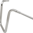 Load image into Gallery viewer, Drag Specialties 1-1/2" "Big" Buffalo Ape Hanger Bar - 18" - TBW - Chrome - Side View