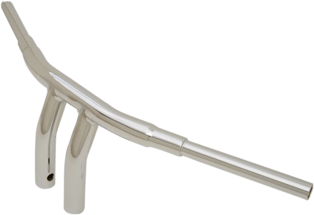 Drag Specialties 1-1/2" "Big" Buffalo Bar - 8" - Chrome - Side View