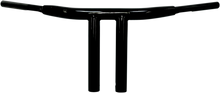 Load image into Gallery viewer, Drag Specialties 1-1/2" "Big" Buffalo Bar - Chopper - 10" - Gloss Black - Detail View
