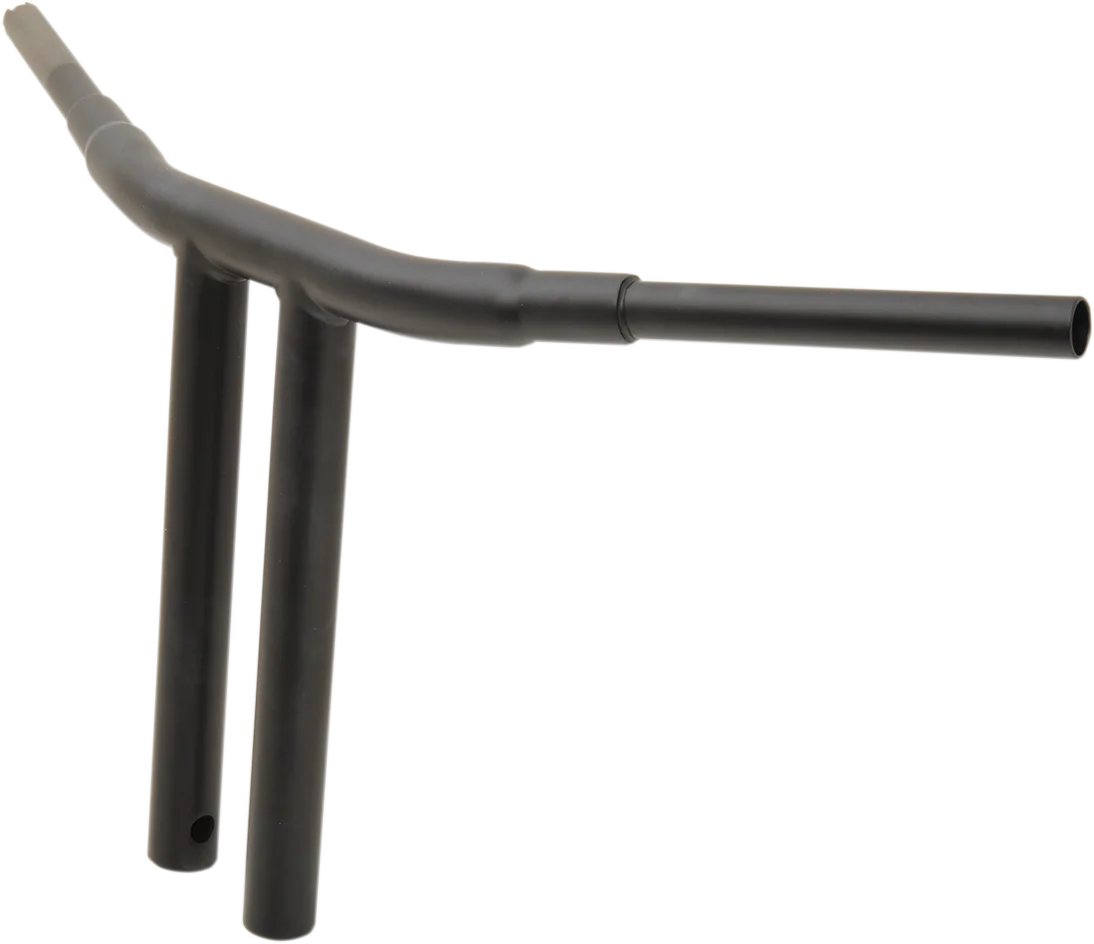 Drag Specialties 1-1/2" "Big" Buffalo Bar - Chopper - 14" - Flat Black - Side View