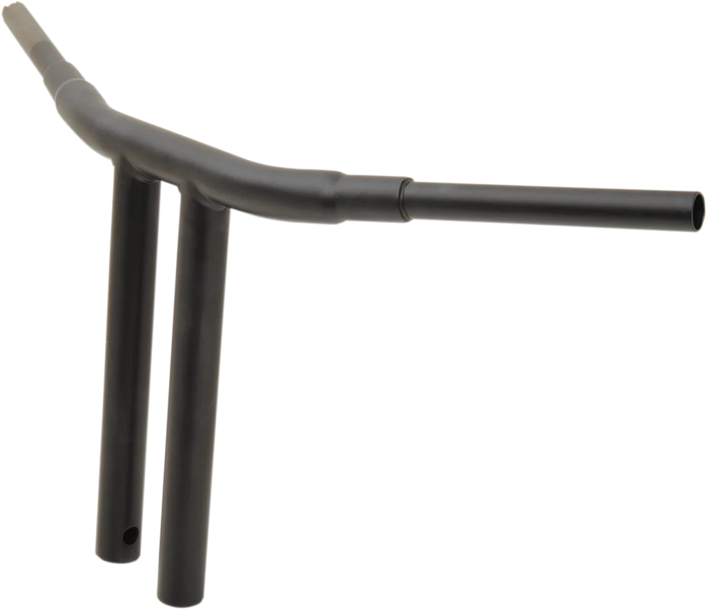Drag Specialties 1-1/2" "Big" Buffalo Bar - Chopper - 14" - Flat Black - Side View