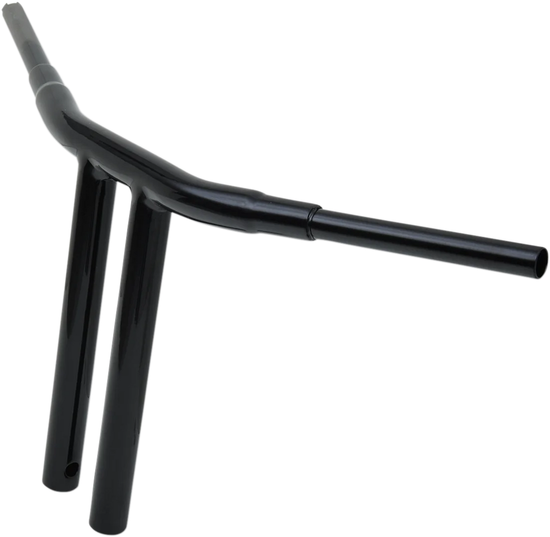 Drag Specialties 1-1/2" "Big" Buffalo Bar - Chopper - 14" - Gloss Black - Side View