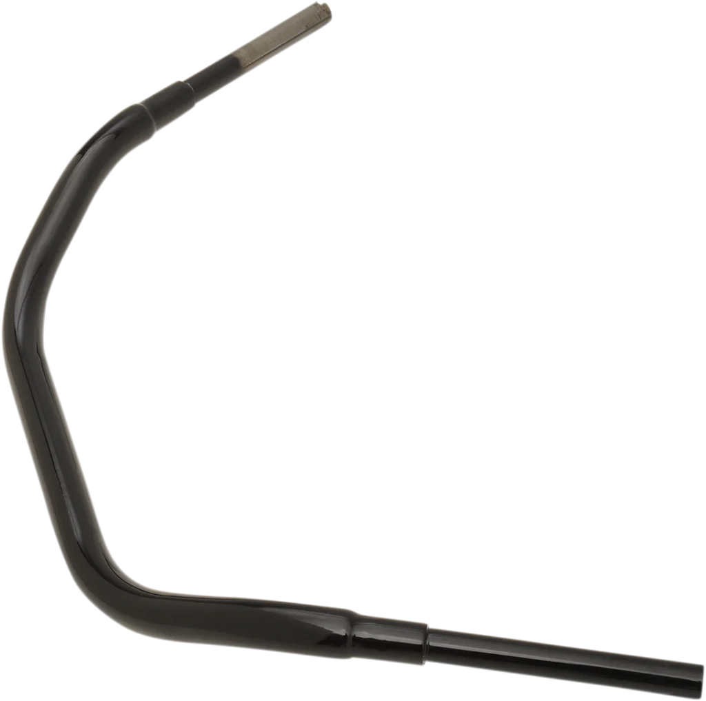 Drag Specialties 1-1/2" "Big" Buffalo Beach Bar Handlebar - Bikini - TBW - Black - Side View
