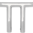 Load image into Gallery viewer, Drag Specialties 1-1/2" T-Bar - Radius - 1-1/2" - Chrome 0601-0871 fits Victory - Side View