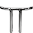 Load image into Gallery viewer, Drag Specialties 1-1/4" Buffalo T-Bar - 10" - Chrome 0601-1015 - Side View