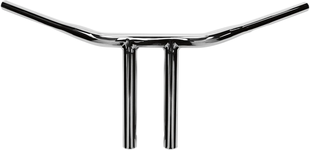 Drag Specialties 1-1/4" Buffalo T-Bar - 10" - Chrome 0601-1015 - Side View