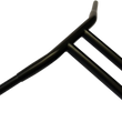 Load image into Gallery viewer, Drag Specialties 1-1/4" Buffalo T-Bar - 12" - Flat Black 0601-3509 - Main Product View