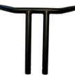 Load image into Gallery viewer, Drag Specialties 1-1/4" Buffalo T-Bar - 12" - Flat Black 0601-3509 - Side View