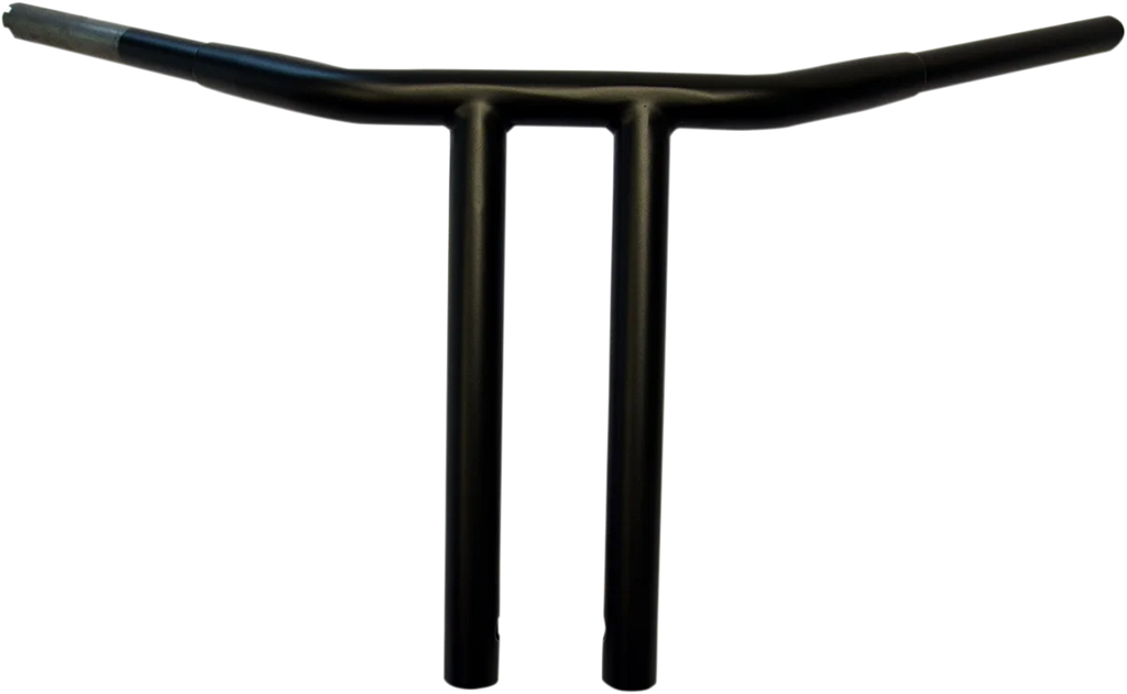 Drag Specialties 1-1/4" Buffalo T-Bar - 12" - Flat Black 0601-3509 - Side View