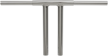 Load image into Gallery viewer, Drag Specialties 1-1/4" Buffalo T-Bar - 12" - TBW - Chrome 0601-4291 - Side View