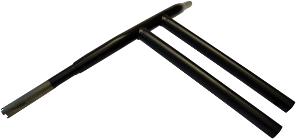 Drag Specialties 1-1/4" Buffalo T-Bar - 14" - Flat Black 0601-3510 - Main Product View