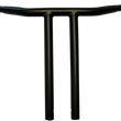 Load image into Gallery viewer, Drag Specialties 1-1/4" Buffalo T-Bar - 14" - Flat Black 0601-3510 - Side View