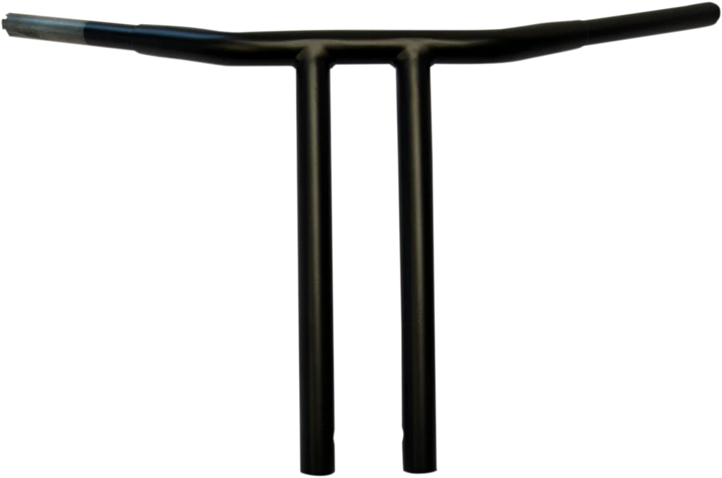 Drag Specialties 1-1/4" Buffalo T-Bar - 14" - Flat Black 0601-3510 - Side View