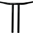 Load image into Gallery viewer, Drag Specialties 1-1/4" Buffalo T-Bar - 16" - Black 0601-2753 - Main Product View