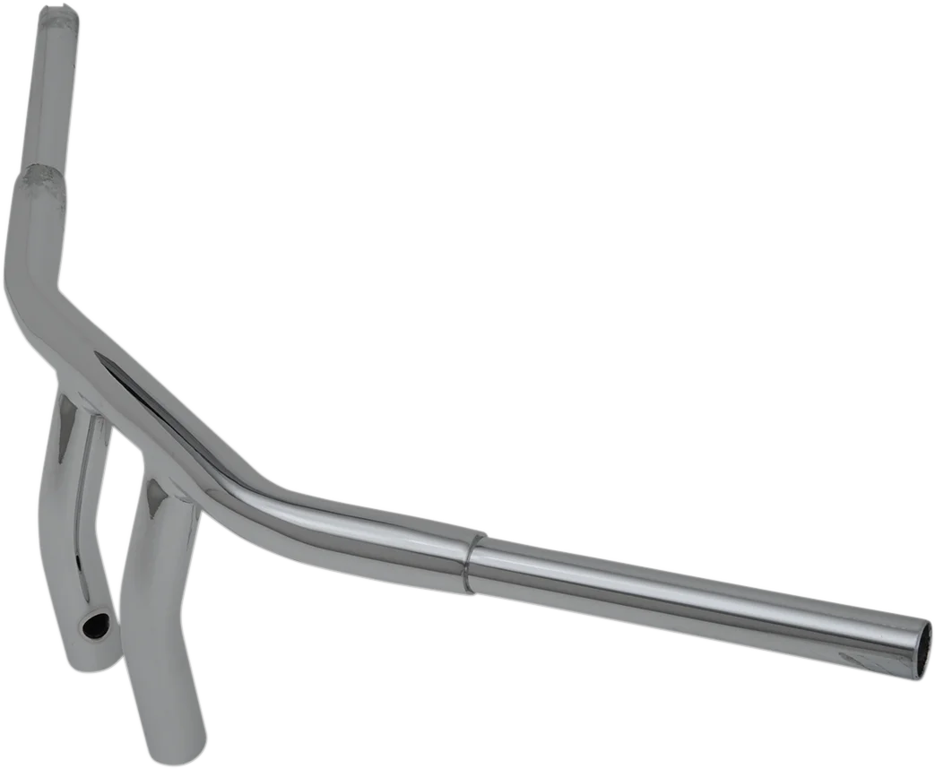 Drag Specialties 1-1/4" Buffalo T-Bar - 6" - TBW - Chrome 0601-4271 - Side View