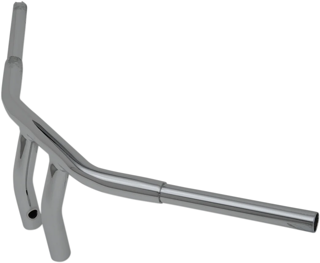 Drag Specialties 1-1/4" Buffalo T-Bar - 6" - TBW - Chrome 0601-4271 - Side View