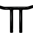 Load image into Gallery viewer, Drag Specialties 1-1/4" Buffalo T-Bar - 8" - Black 0601-2263 - Main Product View