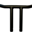 Load image into Gallery viewer, Drag Specialties 1-1/4" Buffalo T-Bar - 8" - Flat Black 0601-3504 - Side View