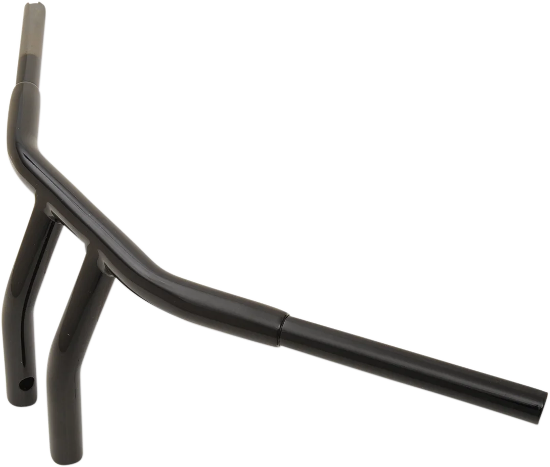 Drag Specialties 1-1/4" Buffalo T-Bar - 8" - TBW - Black 0601-4275 - Side View