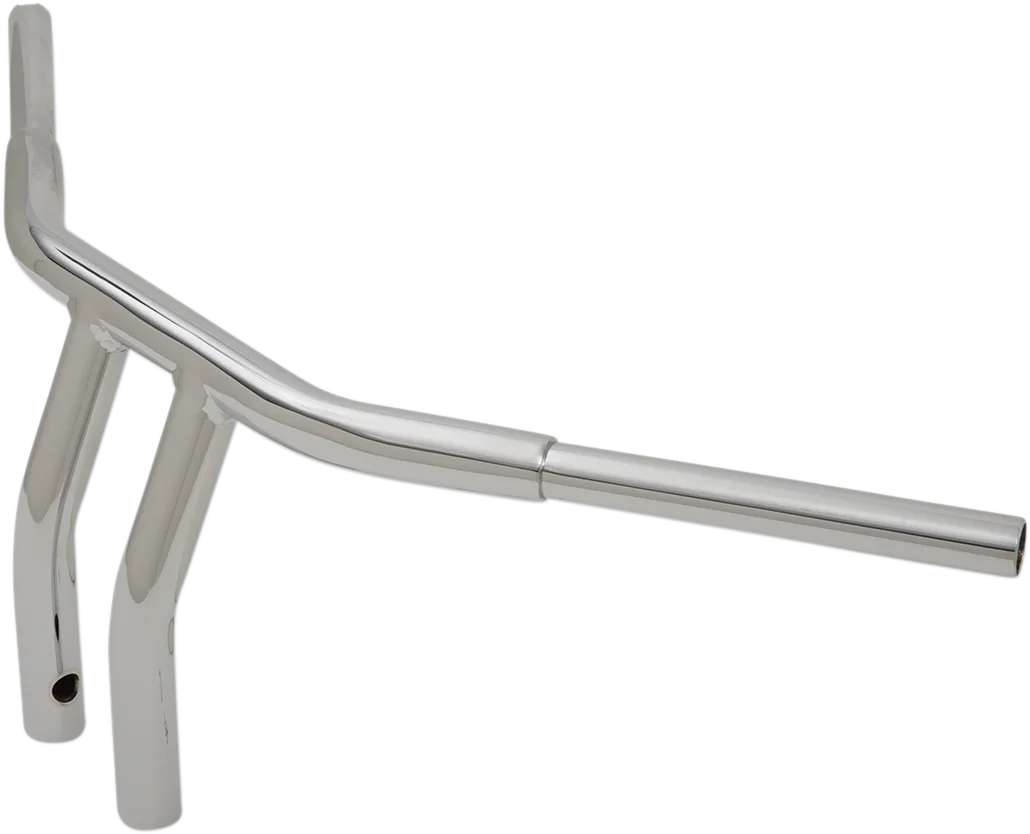 Drag Specialties 1-1/4" Buffalo T-Bar - 8" - TBW - Chrome 0601-4274 - Side View