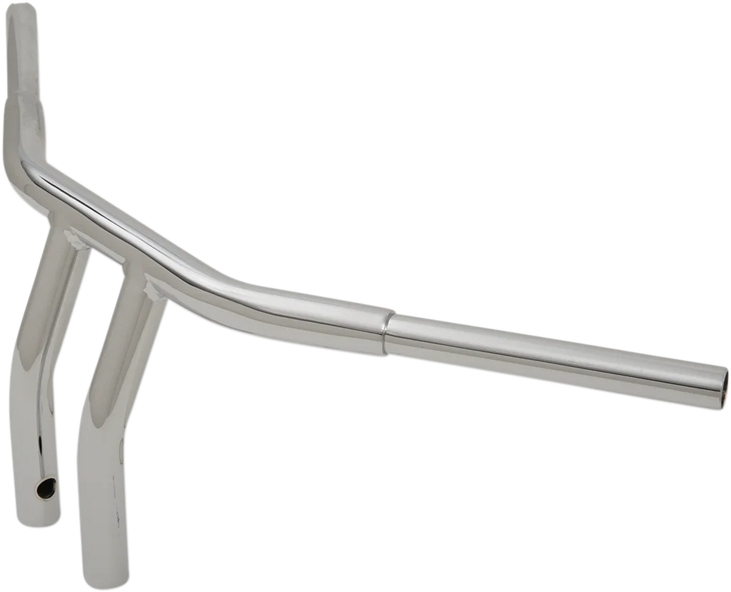 Drag Specialties 1-1/4" Buffalo T-Bar - 8" - TBW - Chrome 0601-4274 - Side View