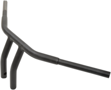 Load image into Gallery viewer, Drag Specialties 1-1/4" Buffalo T-Bar - 8" - TBW - Flat Black 0601-4276 - Side View
