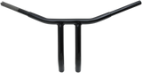 Drag Specialties 1-1/4" Buffalo T-Bar - Inverted - TBW - Black 0601-4289