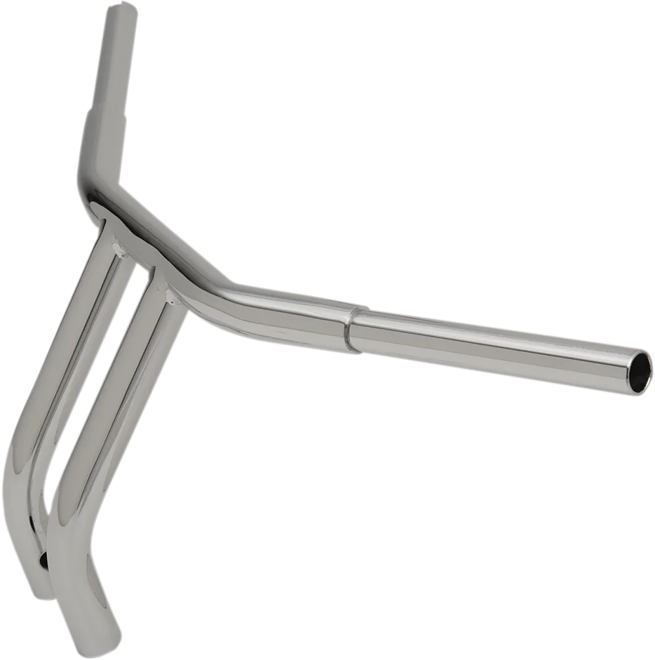 Drag Specialties 1-1/4" Buffalo T-Bar - Inverted - TBW - Chrome 0601-4288 - Side View