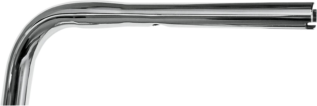 Drag Specialties 1-1/4" Buffalo Touring Handlebar - 12-1/2" - TBW - Chrome 0601-2734 - Side View