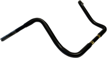 Load image into Gallery viewer, Drag Specialties 1-1/4" Buffalo Touring Handlebar - 13" - TBW - Flat Black 0601-3508 - Side View