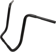 Load image into Gallery viewer, Drag Specialties 1-1/4" Buffalo Touring Handlebar - 17" - TBW - Flat Black 0601-4265 - Side View
