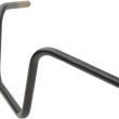 Load image into Gallery viewer, Drag Specialties 1" Handlebar - Ape Hanger - 10" - TBW - Black - Side View