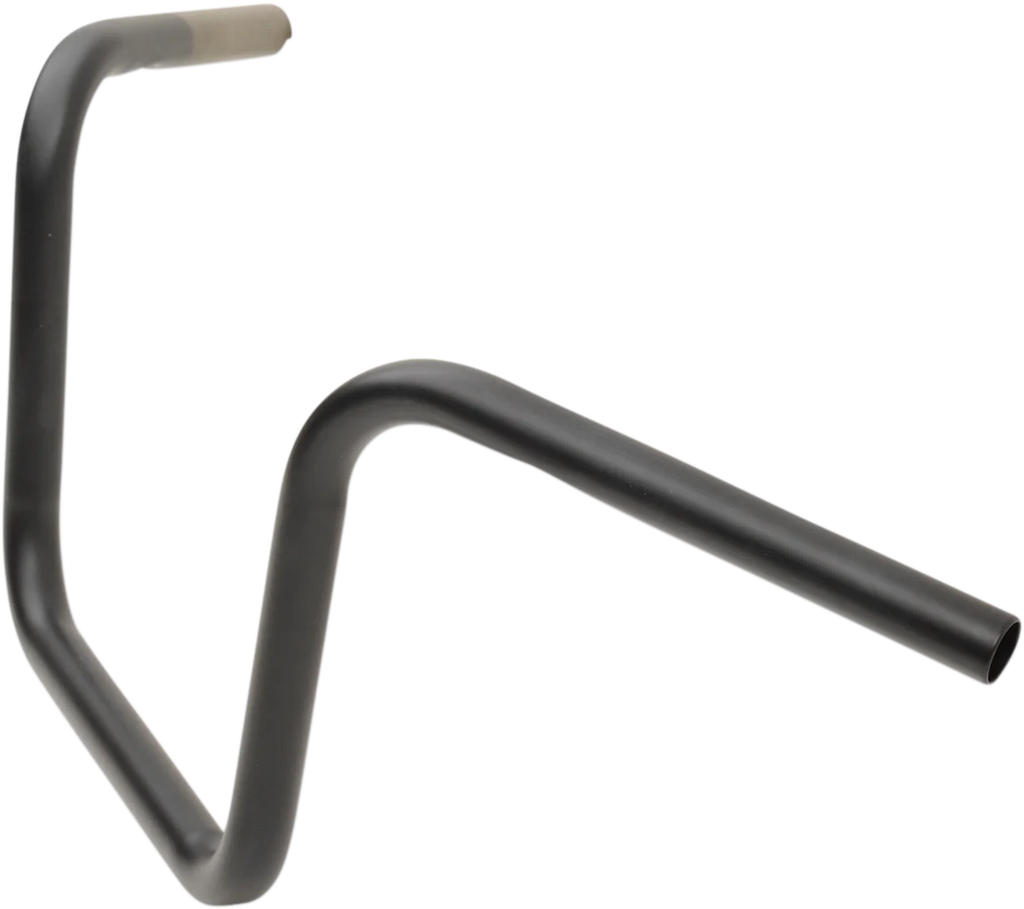 Drag Specialties 1" Handlebar - Ape Hanger - 10" - TBW - Black - Side View
