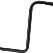 Load image into Gallery viewer, Drag Specialties 1" Handlebar - Ape Hanger - 16" - TBW - Flat Black - Side View