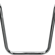 Load image into Gallery viewer, Drag Specialties 1" Handlebar - Buckhorn Mid - TBW - Chrome - Side View